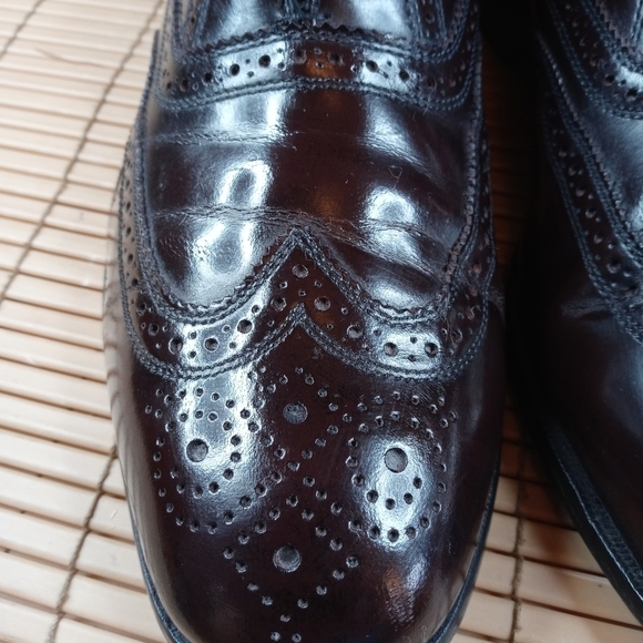 FLORSHEIM Burgundy Leather Wingtip Oxfords Dress Shoes 17066 Men’s Sizes Us 9.5D main image 6